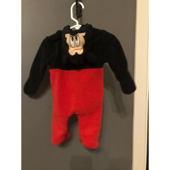 Disney baby mickey 0-3m fleece bunting - Picture 2 of 4
